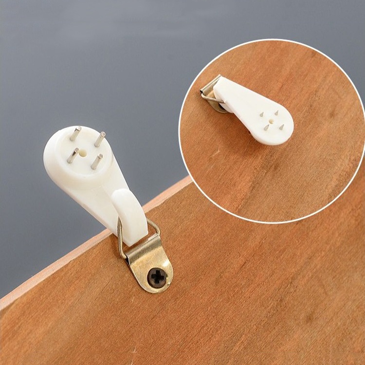 Đinh 4 chân treo tranh ảnh, đồng hồ, túi xách đóng tường tiện lợi không cần khoan size to 5*2cm (DG04)