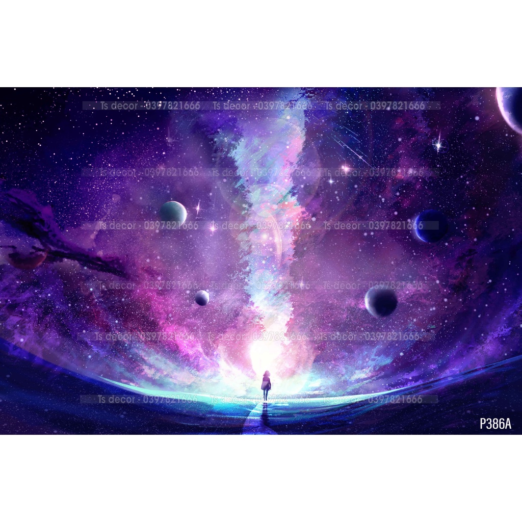 Phông Nền Không Gian Vũ Trụ Giành Cho Streamer, Game Thủ