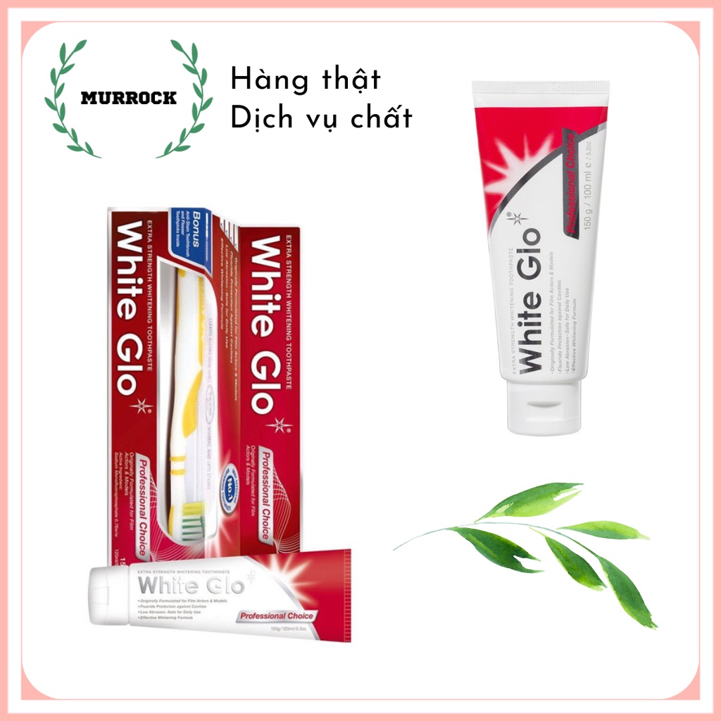 Kem đánh răng White Glo Úc 150g
