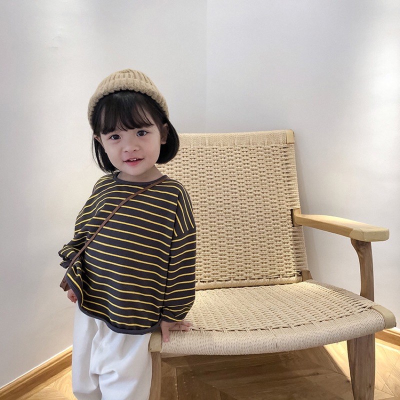Áo len kẻ mỏng cho bé trai, bé gái