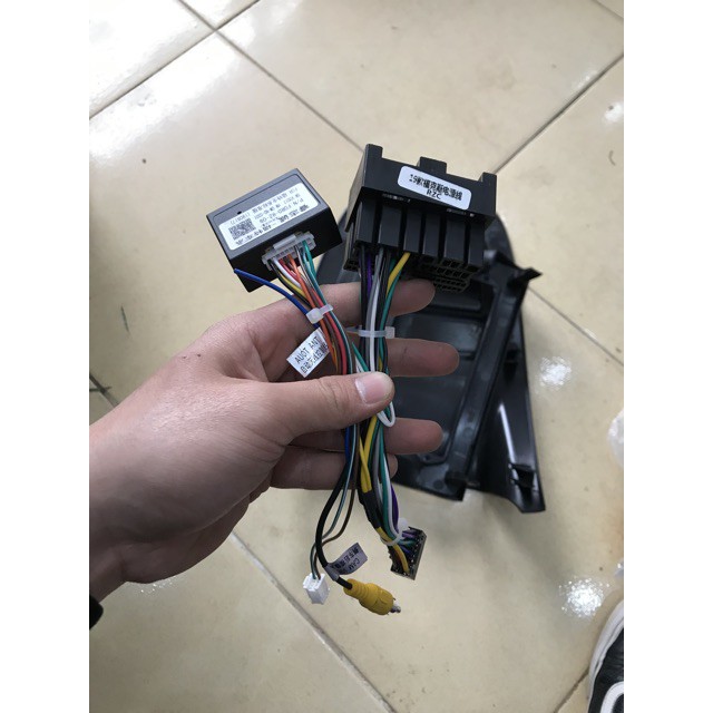 Mặt dưỡng FORD ECOSPORT 2018 - 2021, 9 inch kèm canbus và jack nguồn zin