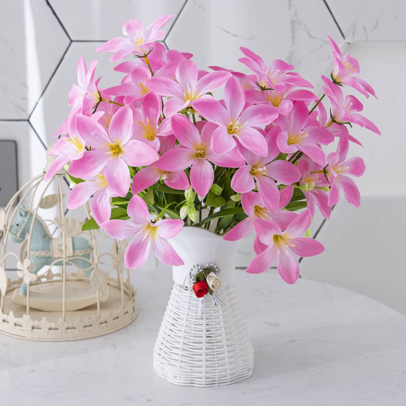 Mô phỏng hoa giả hoa bàn phòng ngủ phòng khách trang trí nội thất hoa tủ rượu sáng tạo đồ trang trí thủ công mỹ nghệ hoa