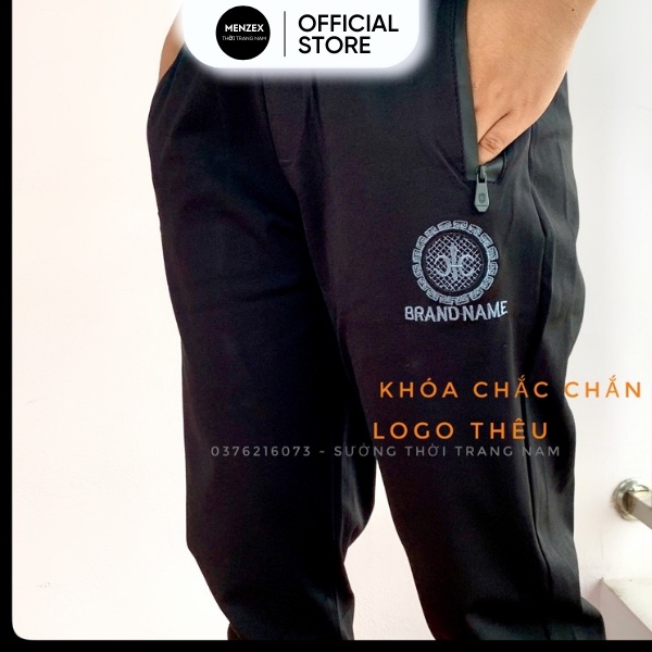 Quần Thể Thao Nam Dài Jogger Thu đông Cao Cấp Ống Bo Giữ Nhiệt Dáng Hàn Tập Thể Dục Hà Nội THEU1 Menzex