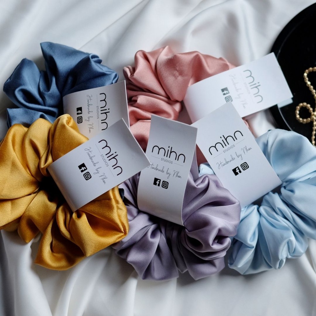Dây buộc tóc Scrunchies bé gái sản xuất tại Việt Nam, dây cột tóc xinh size nhỏ