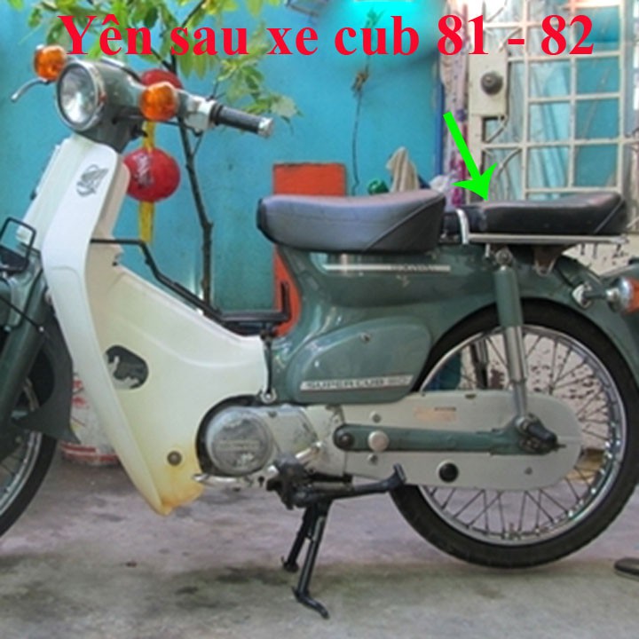 {GIẢM TỚI 50%} Yên đệm sau xe CUB 82, 81 và 50cc - Đệm yên xe máy CUB - SPG-8527