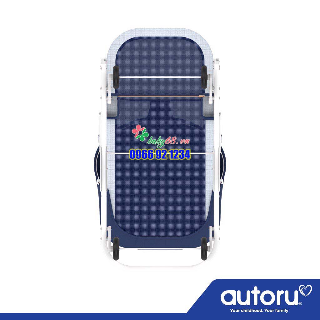 Ghế rung nhún bập bênh F1 Autoru - Xe nhún ăn dặm, bú sữa, nằm tắm nắng, nằm chơi, dỗ bé các giấc ngủ ngon