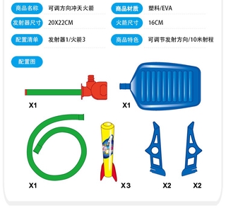 Đồ Chơi Tên Lửa Vui Nhộn Cho Gia Đình