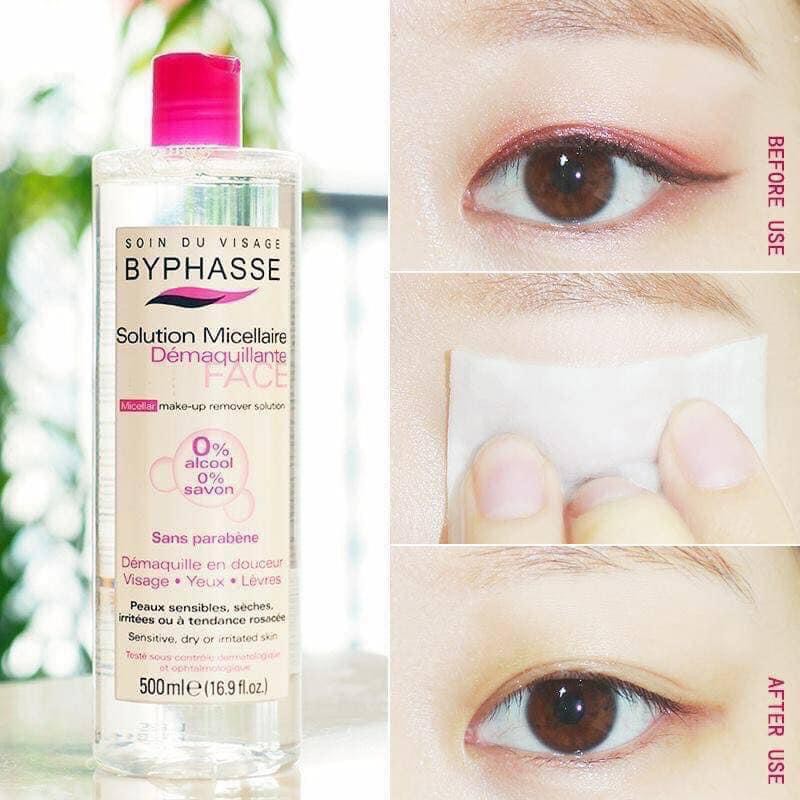 Nước Tẩy Trang Byphasse 500ml, nước tẩy trang dành cho mọi loại da - Bini.store.official