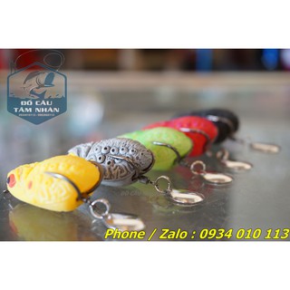 Mồi câu cá lóc Toad Frog - Made in Thailand