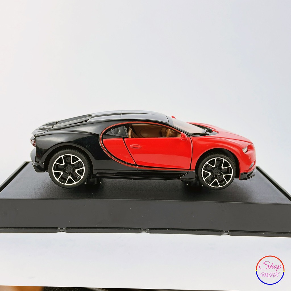 Ô tô đồ chơi Xe mô hình sắt Bugatti Chiron TẶNG KÈM BIỂN SỐ tỉ lệ 1:32 hãng Miniauto
