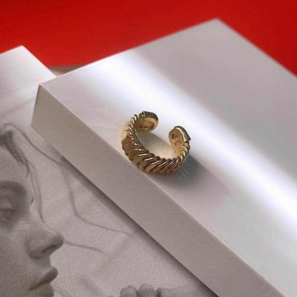 Nhẫn Đeo Khớp Ngón Tay Bản Rộng Họa Tiết Hình Học Điều Chỉnh Được Thời Trang Cho Nữ