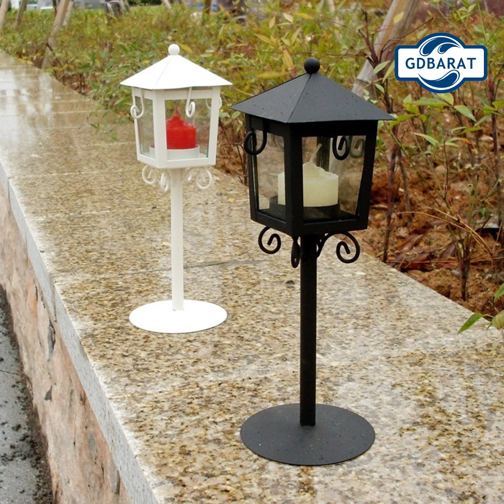 Lồng đèn bằng sắt phong cách thời trang cổ điển lãng mạn dùng để trang trí độc đáo