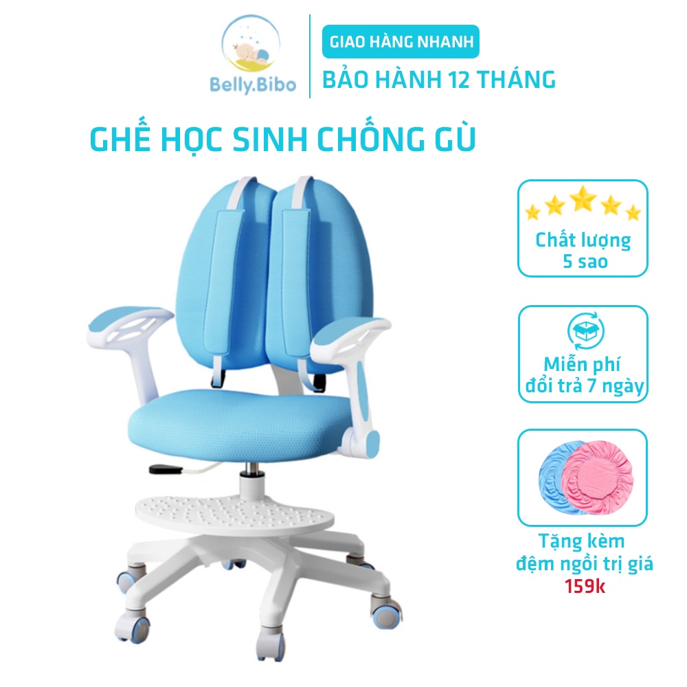 Ghế chống gù học sinh Belly Baby giúp con có tư thế ngồi lành mạnh