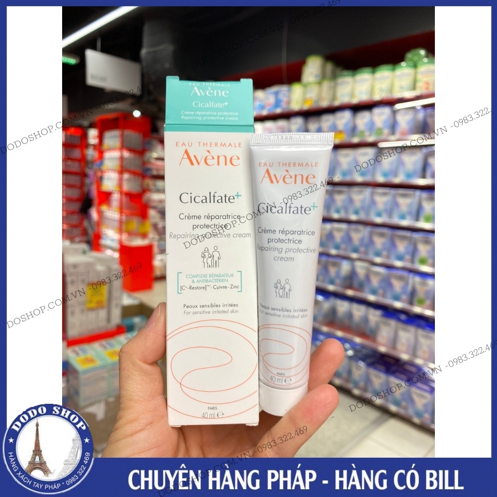 Kem phục hồi Avene Cicalfate, làm lành sẹo và cấp ẩm cho da Avene Cicalfate Restorative Skin Cream 100ml