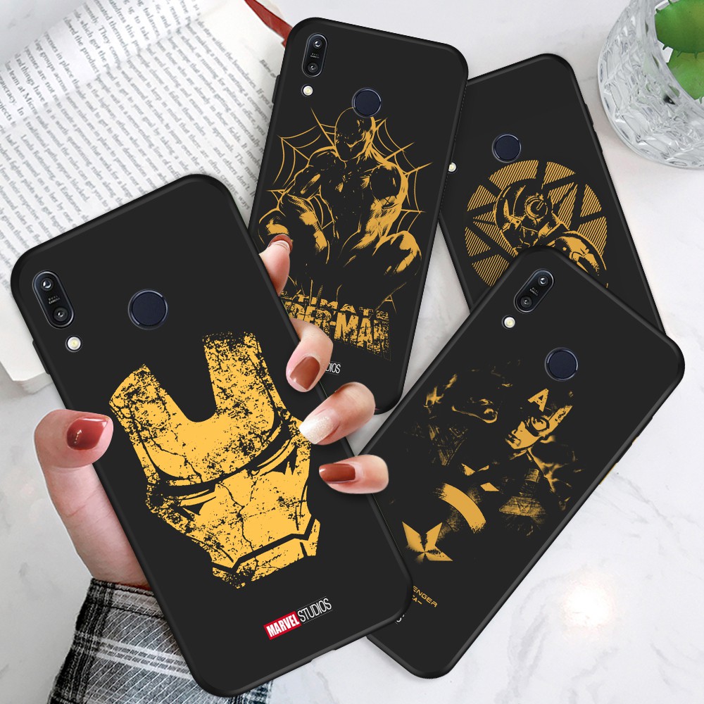 Ốp lưng điện thoại ASUS Zenfone Max Pro M1 / ZB601KL / ZB602KL Retro Marvel Avenger Điện thoại Case chống sốc Vỏ bọc silicon TPU mềm