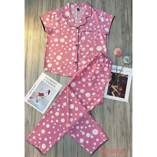 Bộ mặc nhà pijama lụa có bigsize