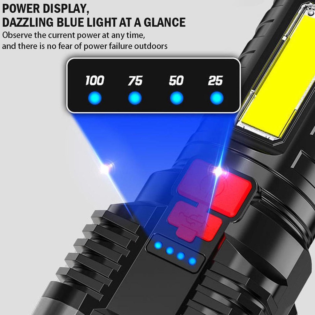 Đèn Pin Led Z5V2 Siêu Sáng Đa Năng Có Thể Sạc Lại Tiện Dụng