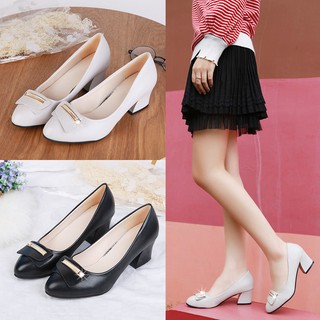 Giày cao gót 5cm thắt nơ xinh xắn cho bé gái