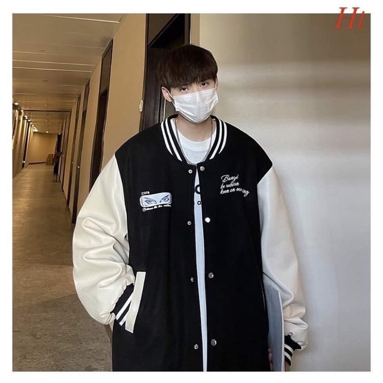 Áo bomber nỉ đôi mắt H2A798