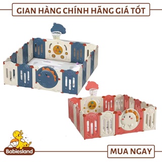 Bộ quây cũi gấp gọn hình khủng long 9BABY