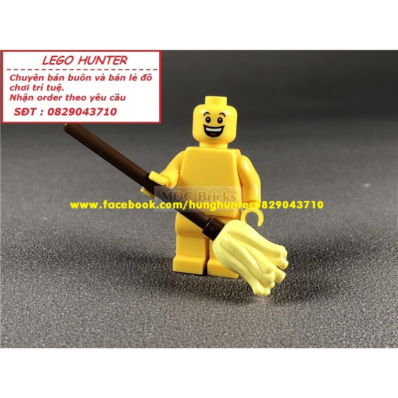 Phụ kiện Lego - vật dụng sinh hoạt : Chổi lau nhà