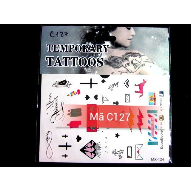 Hình xăm dán nhỏ C127