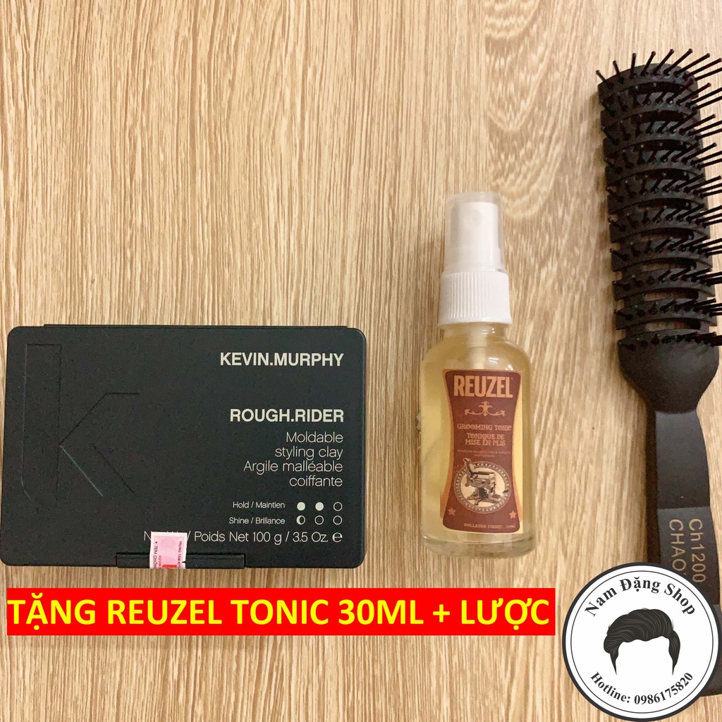 Sáp Vuốt Tóc Kevin Murphy Rough Rider + Tặng xịt dưỡng tóc tạo phồng Reuzel Grooming Tonic 30ml + Tặng Lược Chaoba