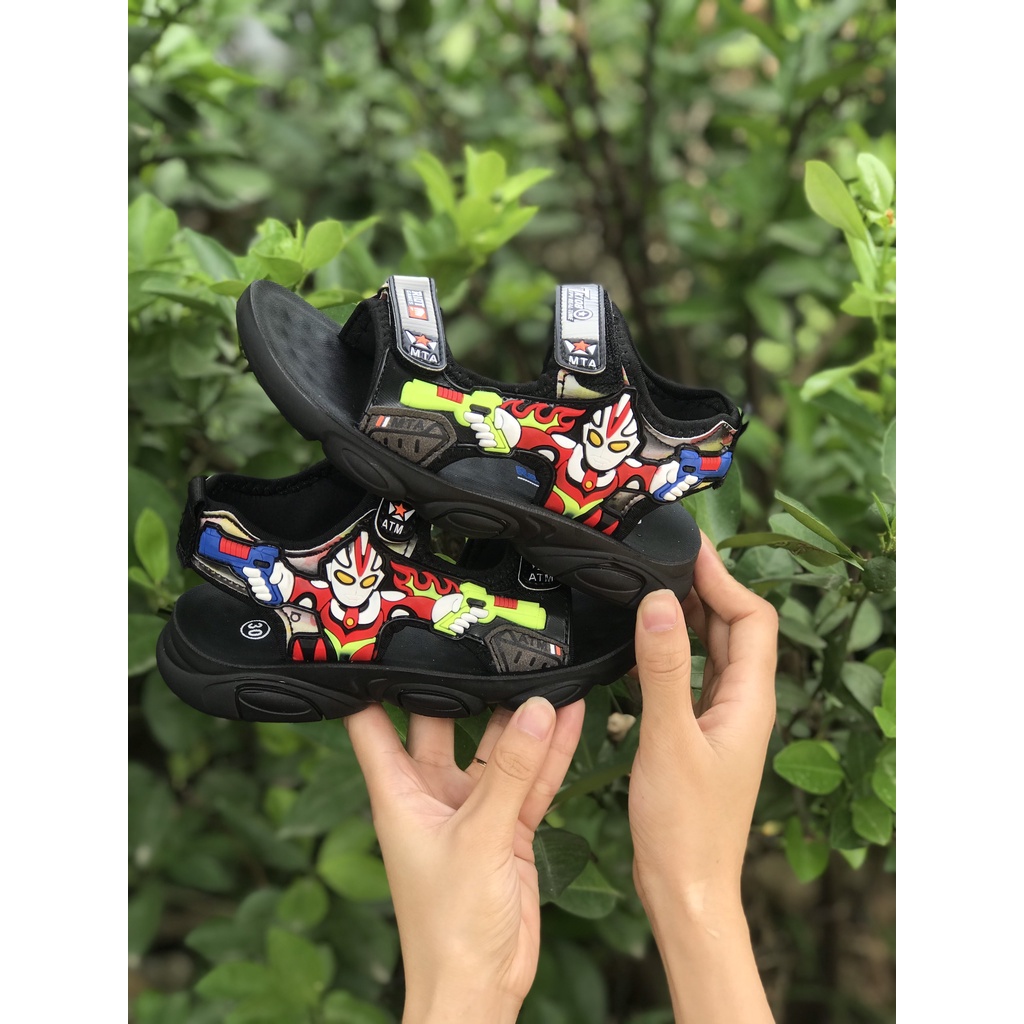 Sandal cho bé trai siêu nhân hàng QCCC full box mã mới A9925