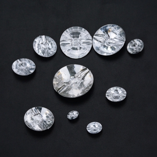 Bộ 10 Nút Áo Đính Đá 10MM - 35MM