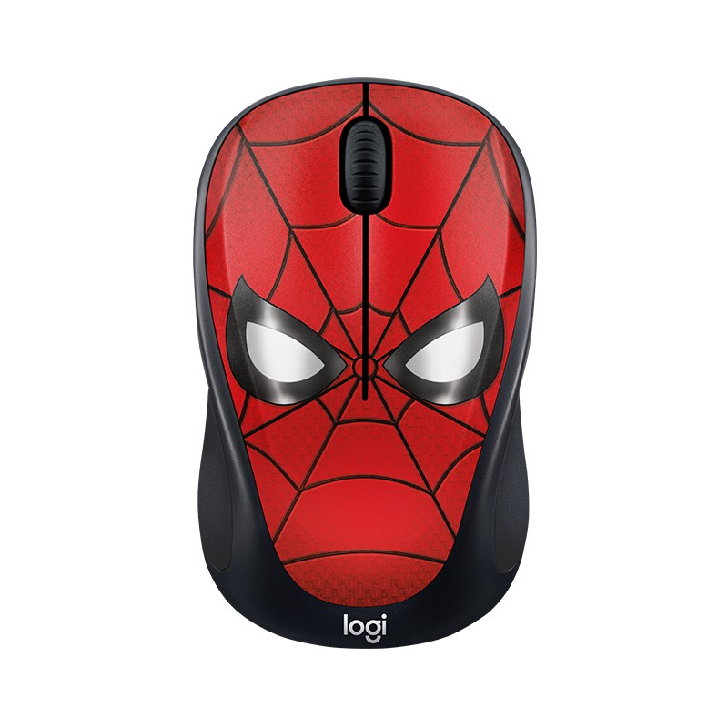 Chuột không dây Logitech M238 Marvel (Spider Man) Màu Đỏ