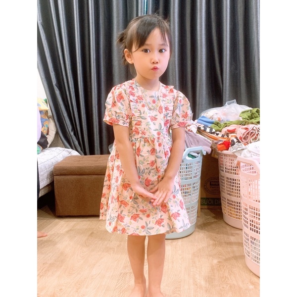 Váy hoa xuất hàn cho Bé