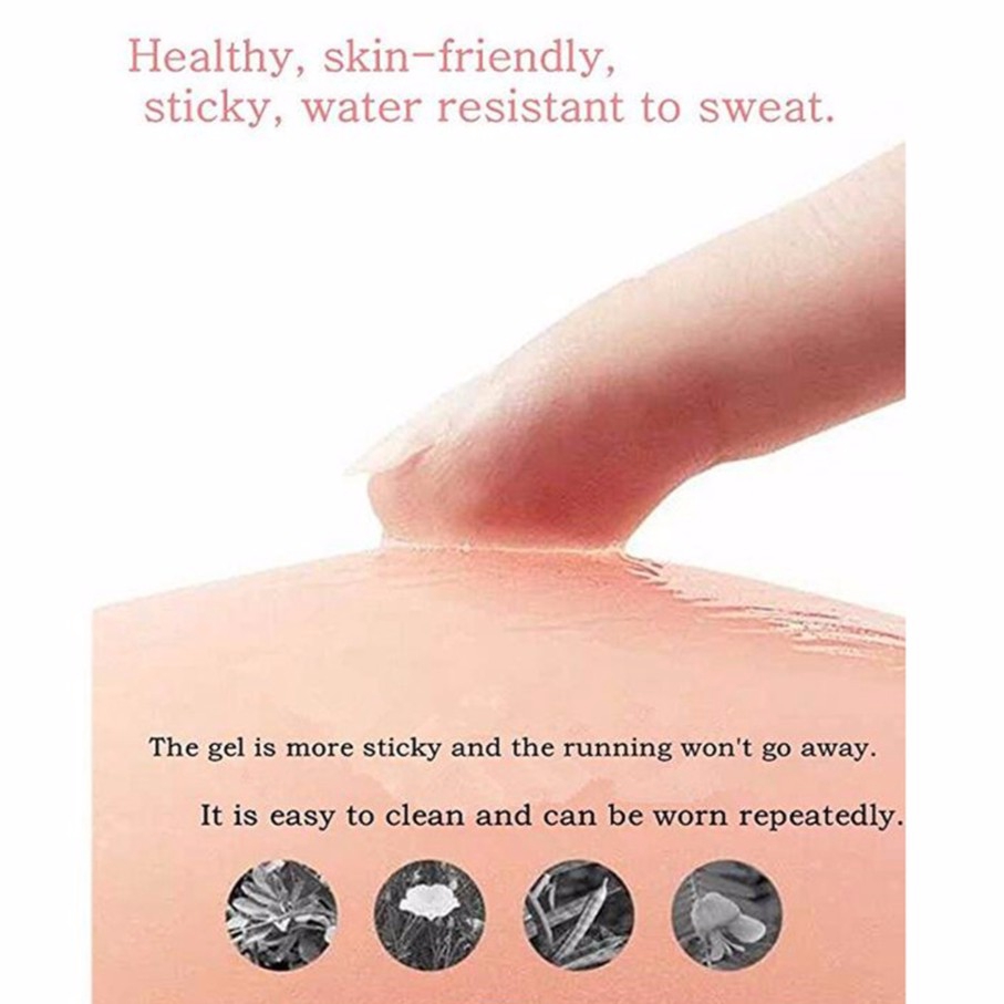 Miếng dán ngực VARSBABY D275 chất liệu silicon gợi cảm tiện lợi dành cho nữ