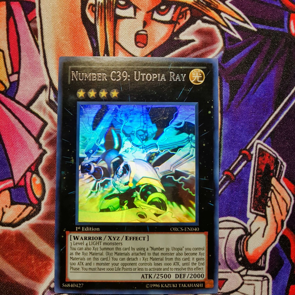 Thẻ bài Yugioh chính hãng | Number C39: Utopia Ray | ORCS Ghost Rare.