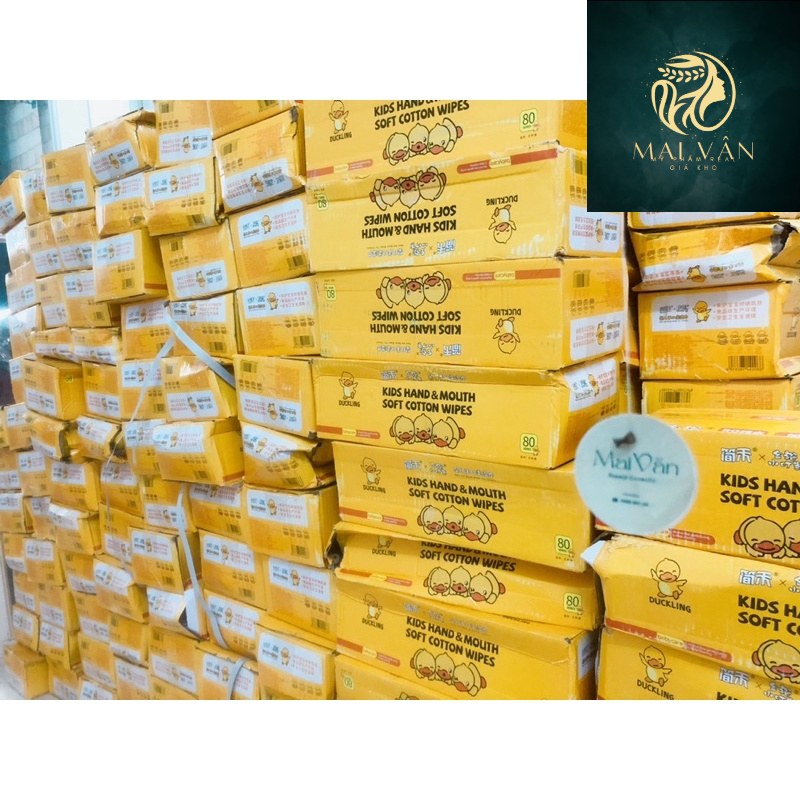 1 Thùng 10 gói khăn Giấy Ướt Con Vịt