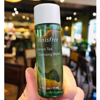 Nước Tẩy Trang Cho Da Dầu Mụn Innisfree Green Tea Cleansing Water 25ml