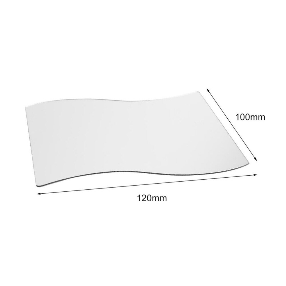 Bộ 6 Miếng Gương Dán Tường Tự Dính Họa Tiết Sóng Biển 3D Hiện Đại Trang Trí Phòng Khách / Phòng Ngủ / Phông Nền TV