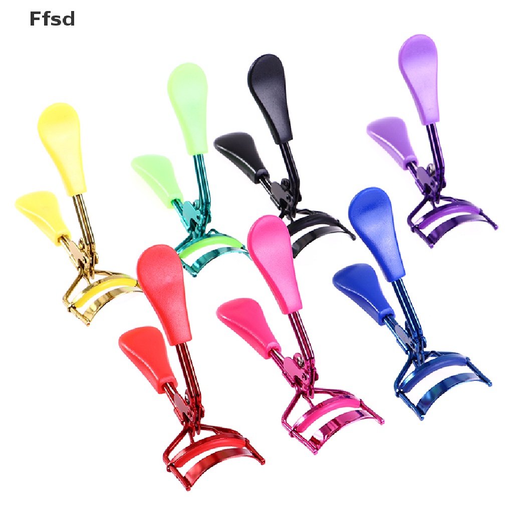 {Ffsd} Dụng Cụ Bấm Cong Mi Tự Nhiên Bằng Thép Không Gỉ Với Tay Cầm Cao Su