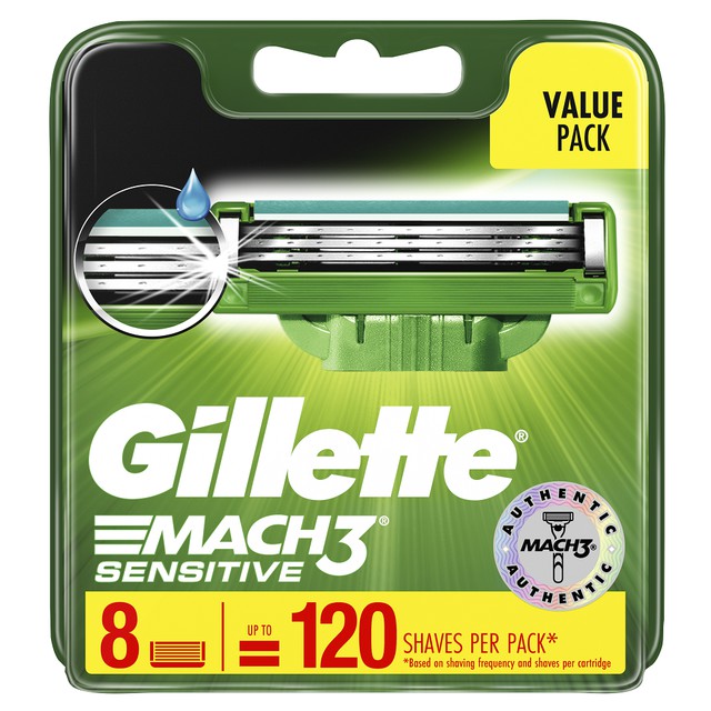 Lưỡi Gillette Mach 3 Sensitive 8S