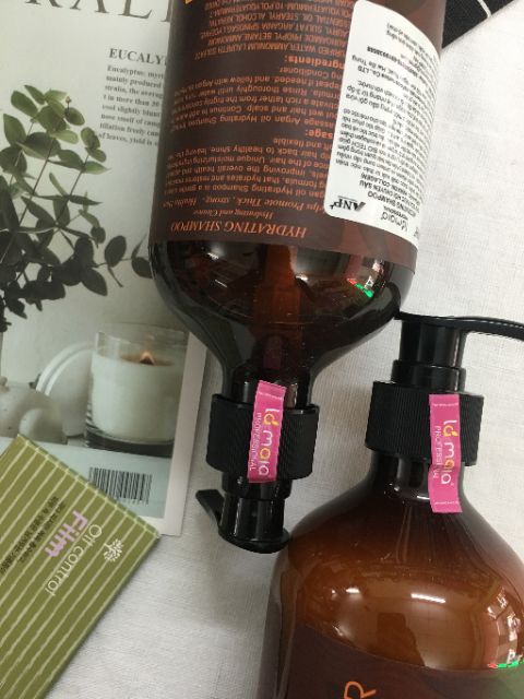 Hàng Chính Hãng Bộ sản Phẩm Gội Xả  Argan Oli LAMAIA 500Ml x2