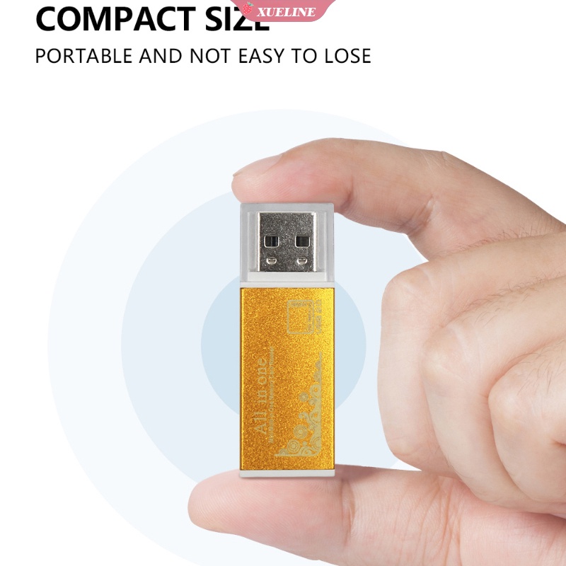 Đầu Đọc Thẻ Nhớ Micro USB 2.0 Cho Micro SD SDHC TF M2 MMC MS PRO DUO