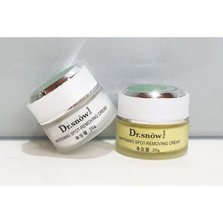 Kem vỗ bong Dr snow, kem nám, tàn nhang kết hợp trắng da