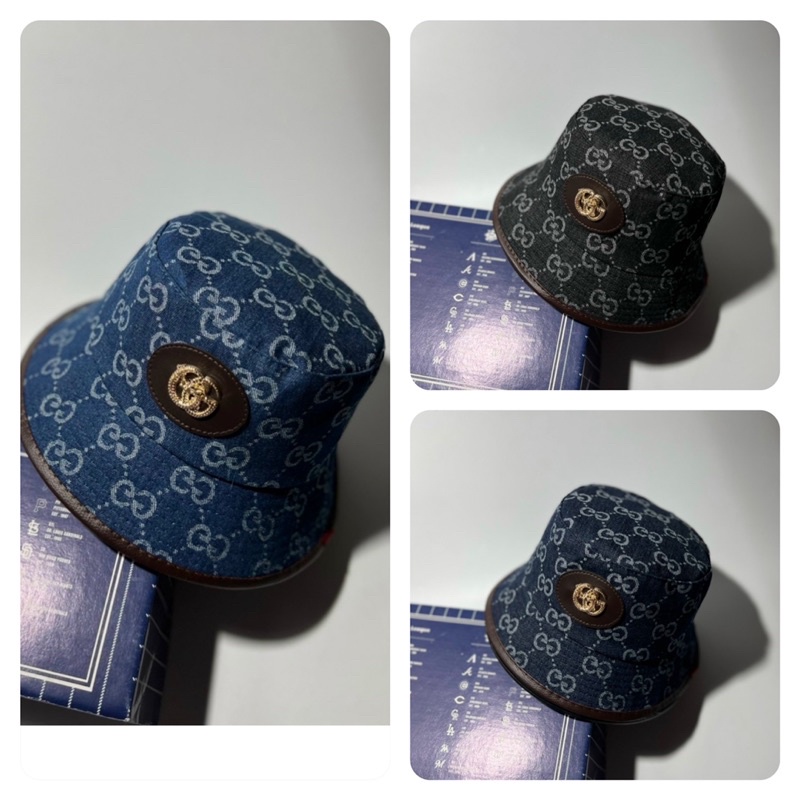 Nón bucket nam nữ logo mạc sắt gcc, chất jeans mẫu mới nhất 2022