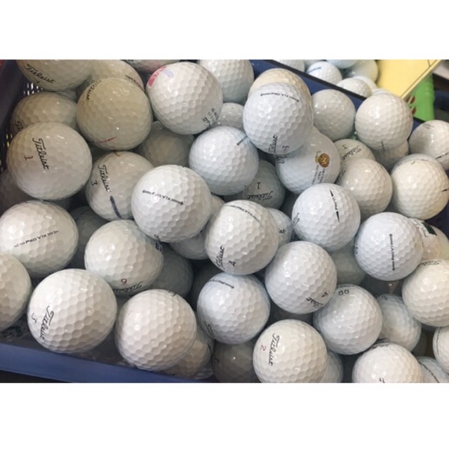 10 Bóng Golf ️‍♂️Titleist Prov1 Đã Qua Sử DụngCam Kết Không Sơn Lại- Giá Tốt