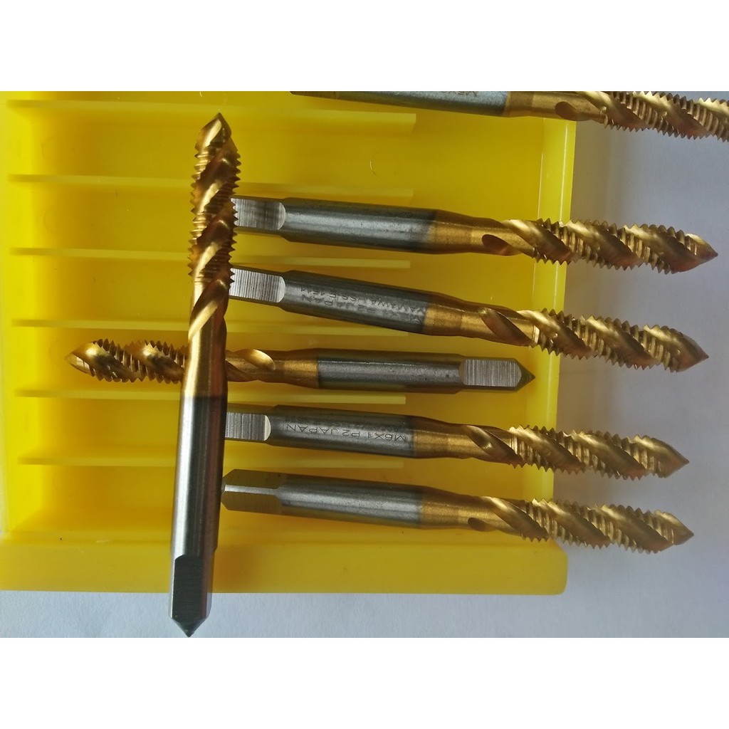 Mũi taro xoắn hiệu suất cao Yamawa phủ tital M3-M6