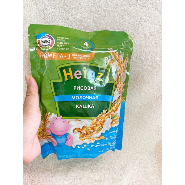 [HÀNG NGA BAY AIR-BILL] Bột ăn dặm Heinz Nga 250gram.