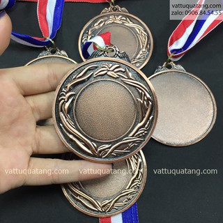 Phôi huy chương lá lúa- màu đồng
