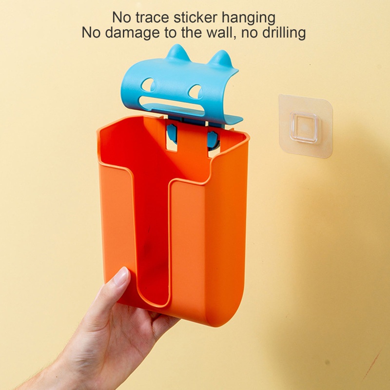 Hộp Đựng Túi Rác Gắn Tường Hình Mèo Dễ Thương