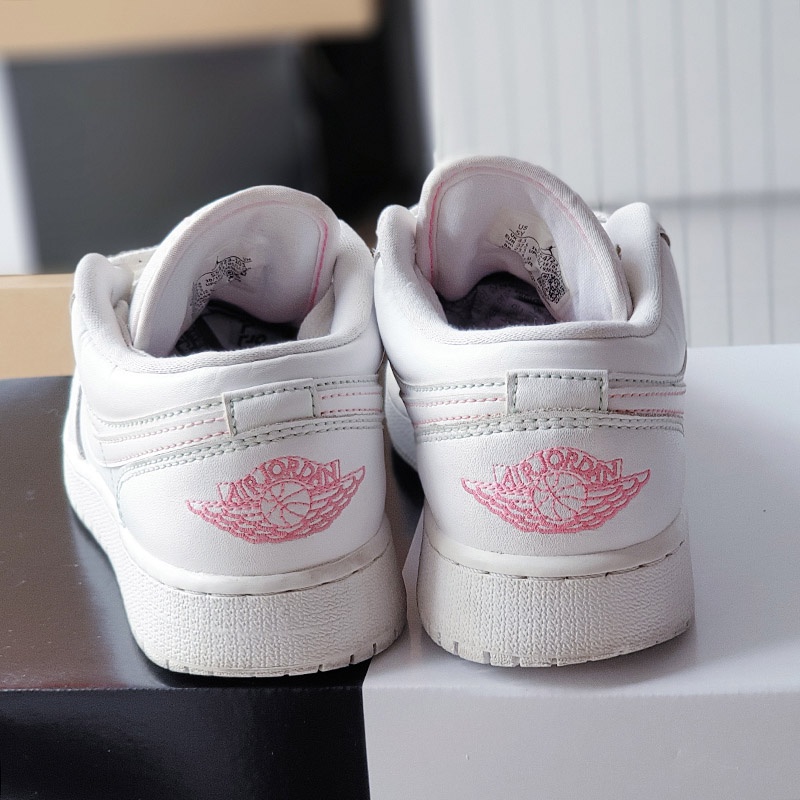 Giày Air Jordan 1 Low GS Aurora Green, size 37.5, real 2hand