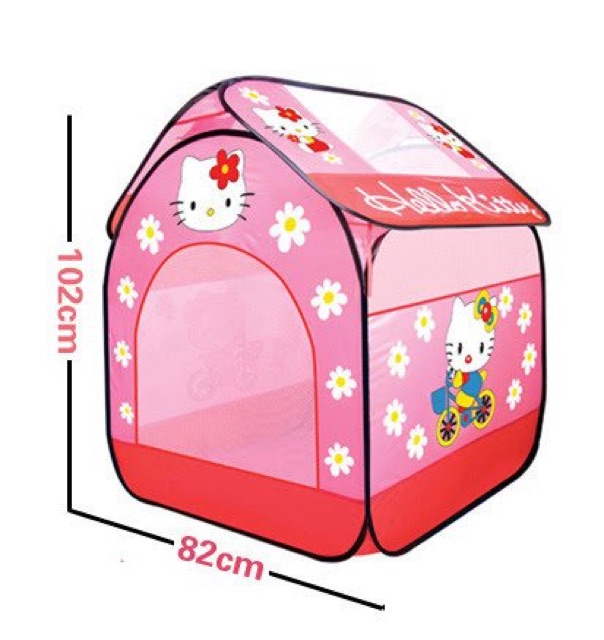 Lều banh cho bé hình Hello Kitty