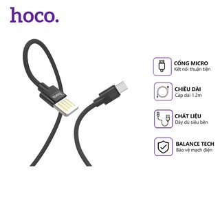 CÁP SẠC MICRO USB HOCO U55